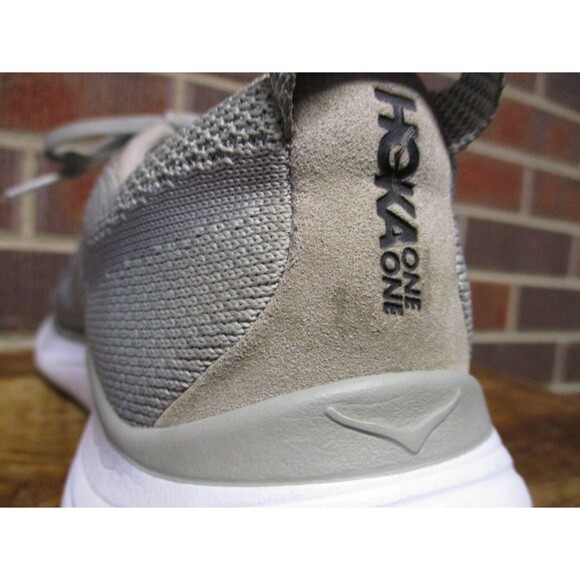 HOKA Hupana Flow Wool Shoe - Women Hoka One One Womens Hupana Flow Gray 1102891 DLRC Shoes Running Sneakers Size 10